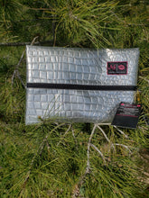 Platinum Gator Makeup Junkie Bag - Borderline Hippie Boutique
