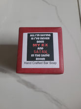 Funny Soap - My EX & Satan. Hand Crafted Goats Milk soap