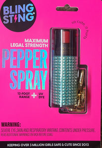 Bling Sting Rhinestone Pepper Spray