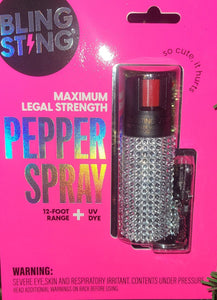 Bling Sting Pepper Spray (Trophy Wife Rhinestone)