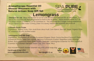 Lemongrass Natural Artisan Soap Gift Set