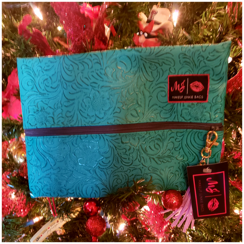 MEDIUM Turquoise Dream Makeup Junkie Bag! - Borderline Hippie Boutique