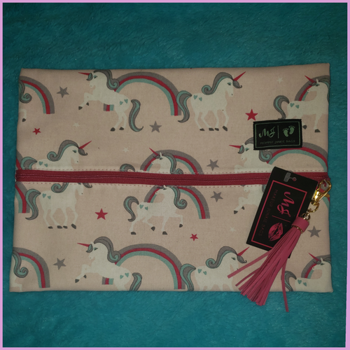 Large Unicorn Makeup Junkie Bag - Borderline Hippie Boutique