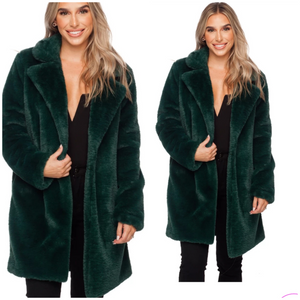 Diana faux fur in Emerald! - Borderline Hippie Boutique