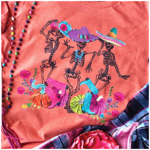 Dancing Skeletons - Borderline Hippie Boutique
