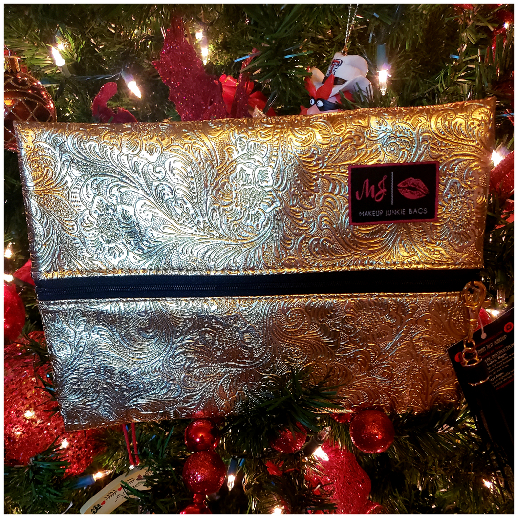 MEDIUM Gold Rush Makeup Junkie Bag! - Borderline Hippie Boutique