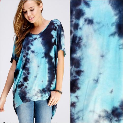 Aqua Tie Dye - Borderline Hippie Boutique