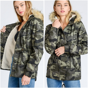 Camo Parka - Borderline Hippie Boutique