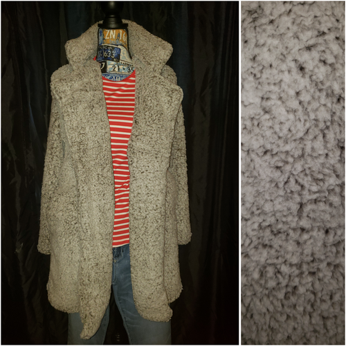 😍Brown Sherpa Cardigan/Coat! - Borderline Hippie Boutique