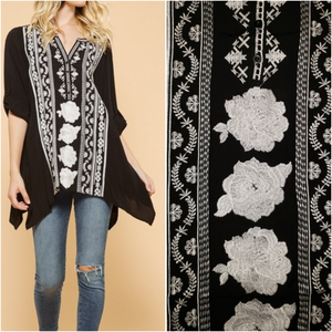 Audrey Embroidery - Borderline Hippie Boutique