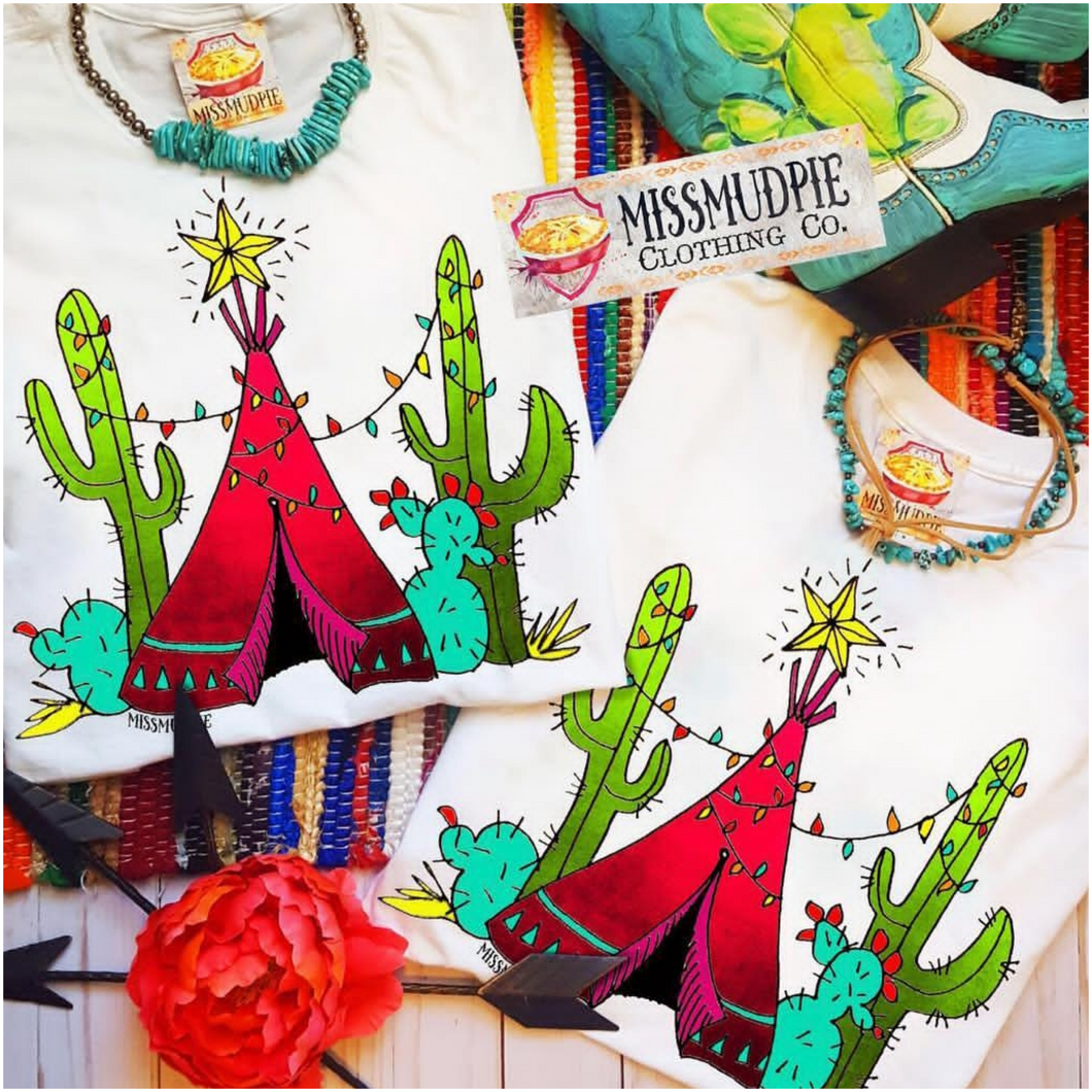 Christmas Teepee T! - Borderline Hippie Boutique