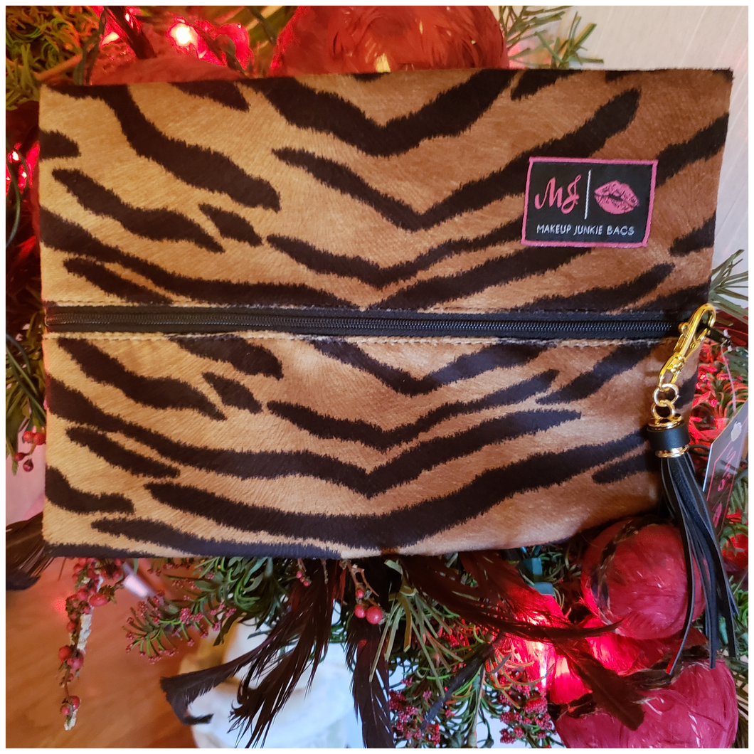MEDIUM TIGER Makeup Junkie Bag! - Borderline Hippie Boutique