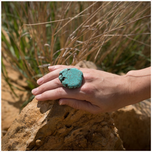 Statement Turquoise Ring! - Borderline Hippie Boutique