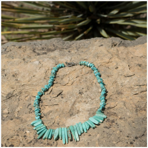 Unique Turquoise Necklace - Borderline Hippie Boutique