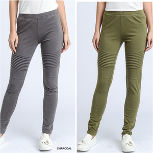 Moto Leggings - Borderline Hippie Boutique