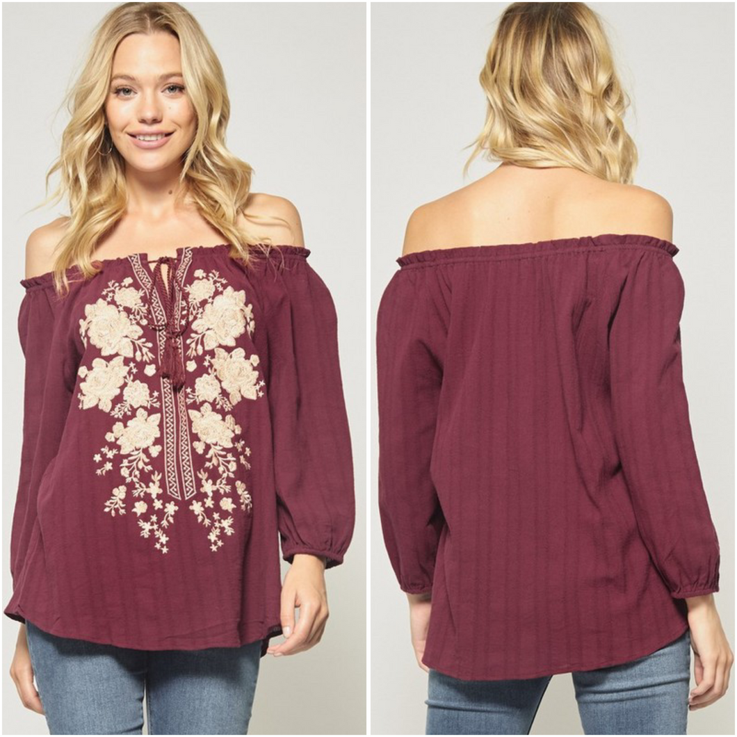 Lizzy Embroidery - Borderline Hippie Boutique