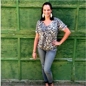 Lexie Leopard Top - Borderline Hippie Boutique