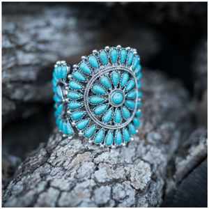 Turquoise Cuff - Borderline Hippie Boutique