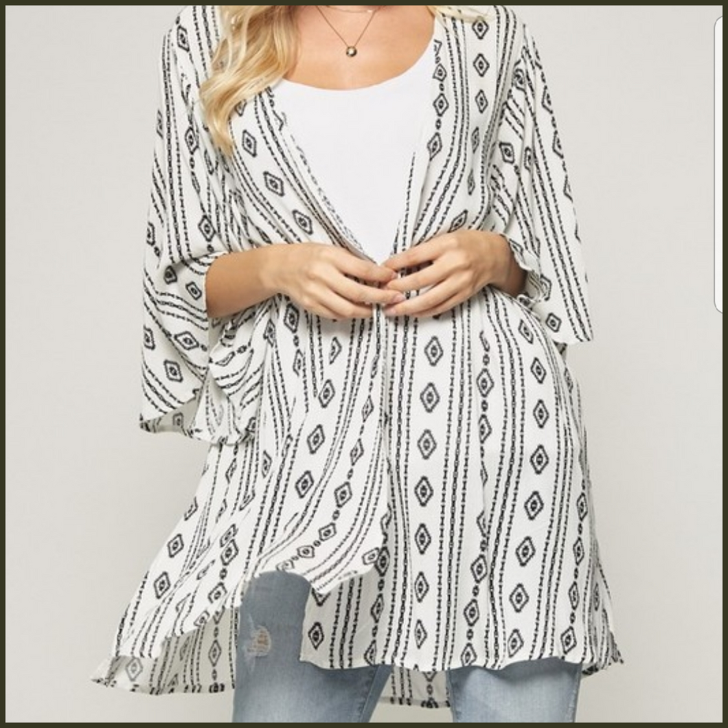 Aztec Kimono - Borderline Hippie Boutique