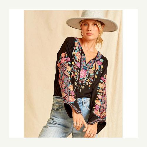 Lola Embroidery Top