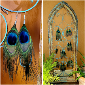 Peacock Earrings!