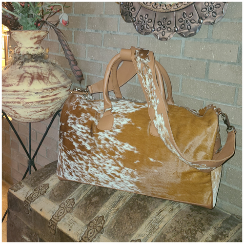Classic Cowhide Duffle Bag