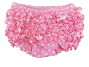 Pink Ruffle Bloomers/Diaper Cover